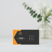 Aangepaste QR-code professioneel Visitekaartje (Staand voorkant)