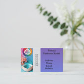 Aangepaste QR-code professioneel Visitekaartje (Staand voorkant)