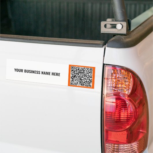 Aangepaste QR-code promotionele bumpersticker voor (Op Truck)