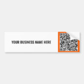 Aangepaste QR-code promotionele bumpersticker voor (Voorkant)