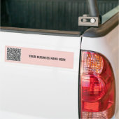 Aangepaste QR-code promotionele bumperstickers voo (Op Truck)