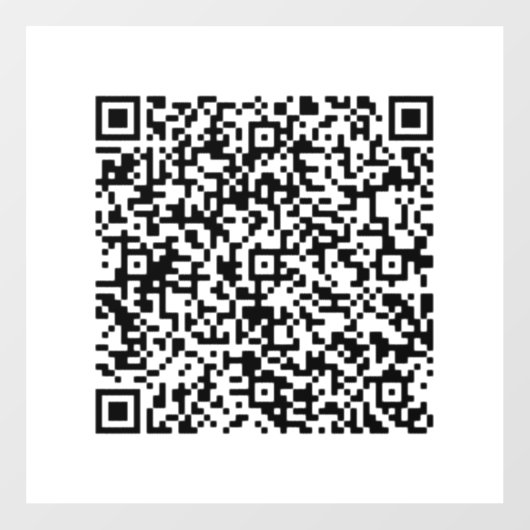 Aangepaste QR-code Promotionele Business Window Cl Raamsticker (Vel)