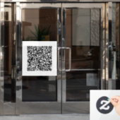 Aangepaste QR-code Promotionele Business Window Cl Raamsticker (Kantoordeur)