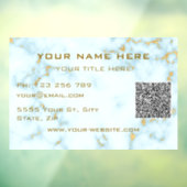 Aangepaste QR-code promotionele drukte raamfolie Raamsticker (Vel 3)