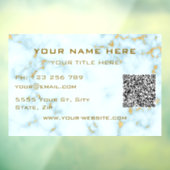 Aangepaste QR-code promotionele raamsticker (Vel 3)