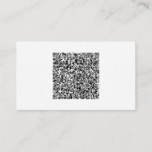 Aangepaste QR-code promotionele visitekaartjes voo (Achterkant)