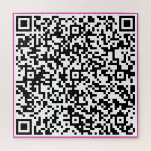 Aangepaste QR-code puzzel uw verrassingsbericht ge Legpuzzel