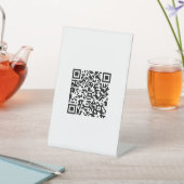 Aangepaste QR-code  Reclamebord Met Voetstuk (Insitu)