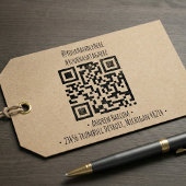 Aangepaste QR-code Rubberstempel Zelfinktende Stempel