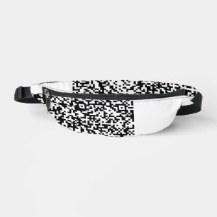 Aangepaste QR Code Scan Info Fanny Pack - Kies kle Heuptasje