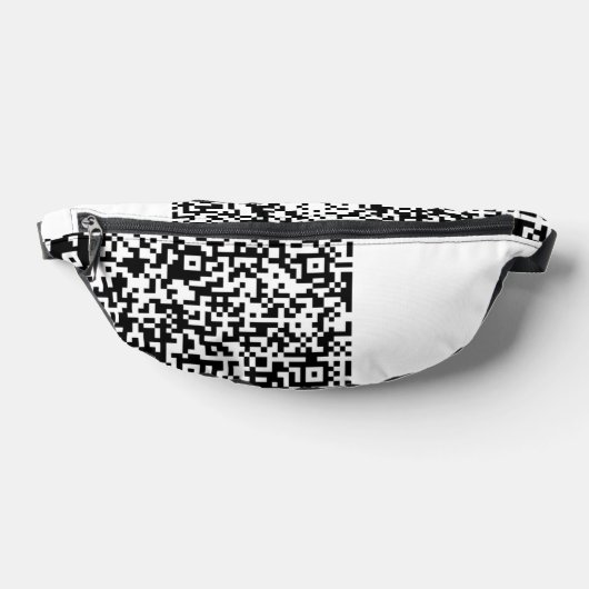 Aangepaste QR Code Scan Info Fanny Pack - Kies kle Heuptasje (Liggend)