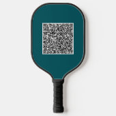 Aangepaste QR-code scan info kleuren Pickleball Pa Paddle (Voorkant)