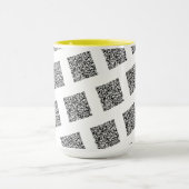 Aangepaste QR Code Scan Info Uw Grappige Mok Gift (Midden)