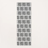 Aangepaste QR Code Scan Info Yoga Mat (Voorkant)