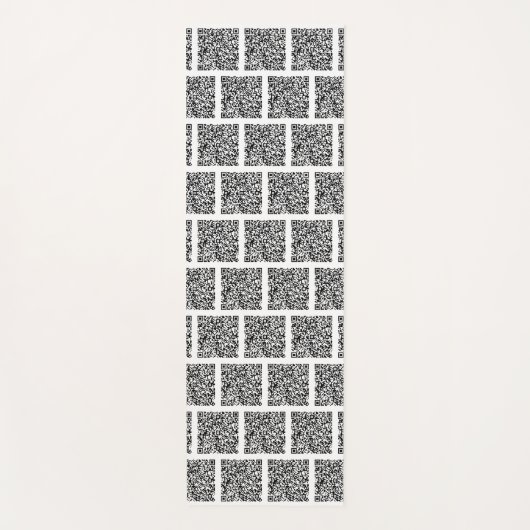 Aangepaste QR Code Scan Info Yoga Mat (Voorkant)