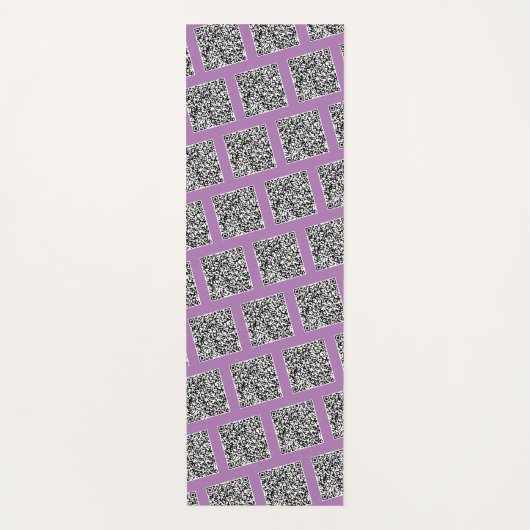 Aangepaste QR Code Scan Info Yoga Mat - Kies kleur (Voorkant)