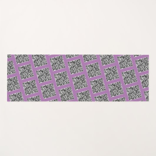 Aangepaste QR Code Scan Info Yoga Mat - Kies kleur (Voorkant (horizontaal))