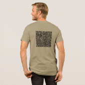 Aangepaste QR-code Scan uw eigen ontwerp grappig g Tri-Blend Shirt (Voorkant)