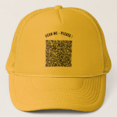 Aangepaste QR-code Scan uw eigen ontwerp trucker h Pet (Voorkant)