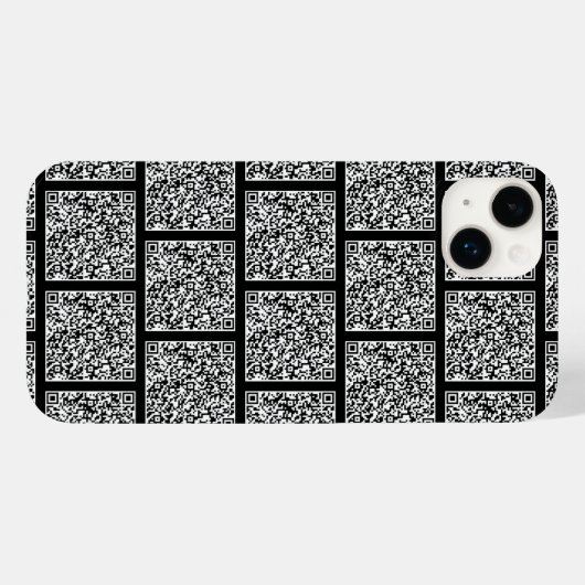 Aangepaste QR-code Scan uw kleuren gepersonaliseer Case-Mate iPhone Case (Achterkant (horizontaal))
