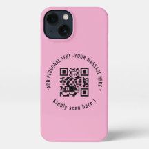 Aangepaste QR-code scaninfo iPhone-hoes