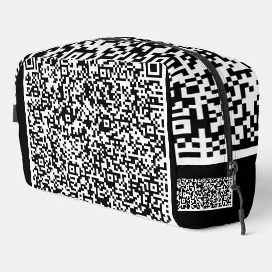 Aangepaste QR-code scaninfo kies kleur Toilettasje (Rechterhoek)