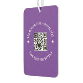 Aangepaste QR-code scaninfo luchtverfrisser ontwer (Links)
