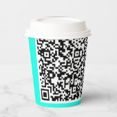 Aangepaste QR-code scaninfo papieren bekers Kies k (Links)
