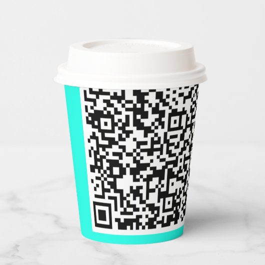 Aangepaste QR-code scaninfo papieren bekers Kies k (Links)