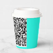 Aangepaste QR-code scaninfo papieren bekers Kies k (Rechts)