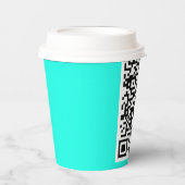 Aangepaste QR-code scaninfo papieren bekers Kies k (Voorkant)