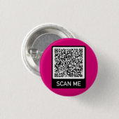 Aangepaste QR Code Scaninfo Tekst Button Uw kleure (Voorkant /achterkant)