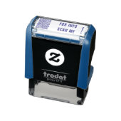 Aangepaste QR-code scaninfo zelfinkende stempel (Product)