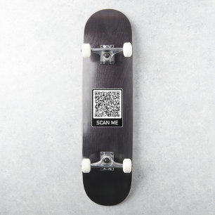 Aangepaste QR-code scaninformatie uw gepersonalise Sticker