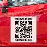 Aangepaste QR-code Scannable Small Business Vehicl Automagneet<br><div class="desc">Aangepaste QR-code Scannable Small Business Vehicle Car Magnet</div>