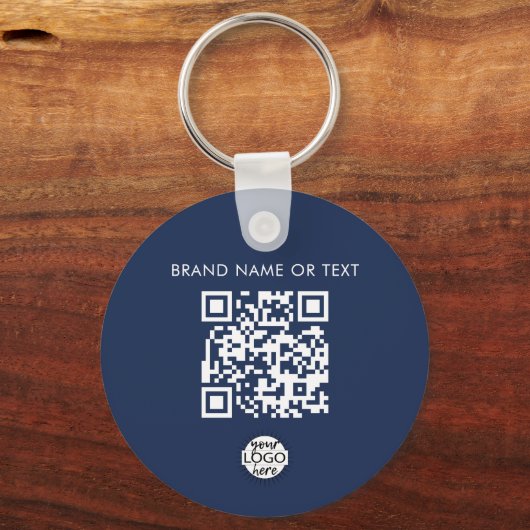 Aangepaste QR-code Sleutelhanger (Achterkant)