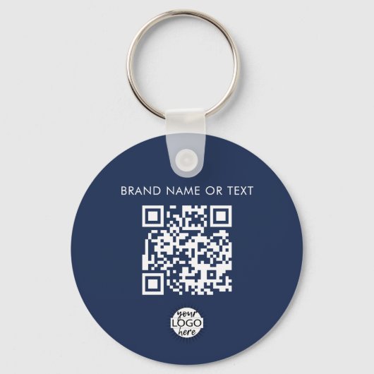 Aangepaste QR-code Sleutelhanger (Achterkant)