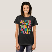 Aangepaste QR-code sociale media volg mij T-shirt (Voorkant volledig)