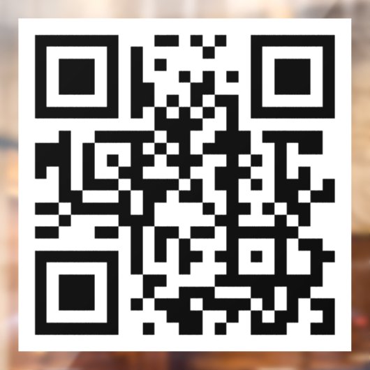 Aangepaste QR-code Stickers: Boost uw bedrijf Raamsticker (Vel 2)