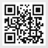 Aangepaste QR-code Stickers: Boost uw bedrijf Raamsticker (Vel)