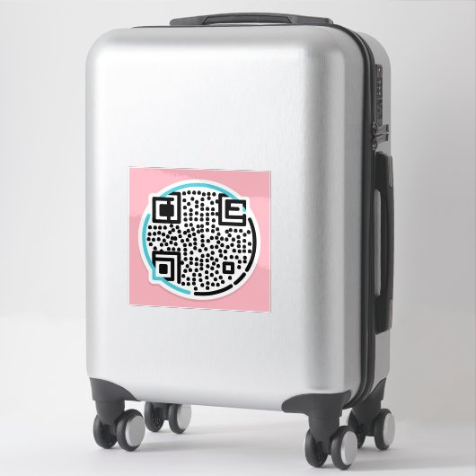 Aangepaste QR-code Stickers voor handelaren (Koffer)