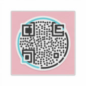 Aangepaste QR-code Stickers voor handelaren (Voorkant)