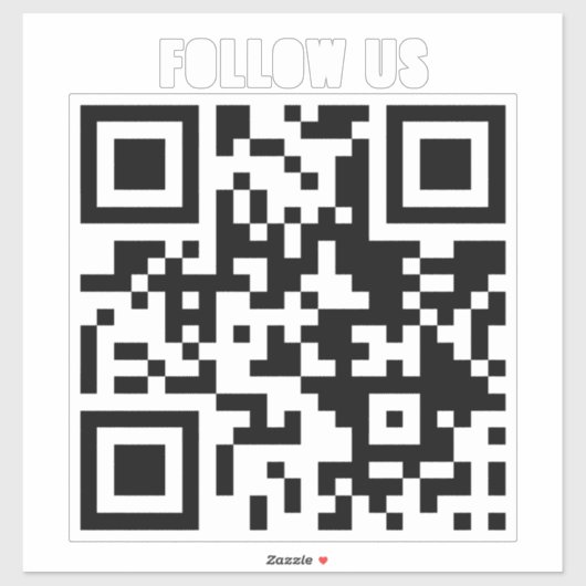 Aangepaste QR-code Storefront Business Window Menu Sticker (Vel)