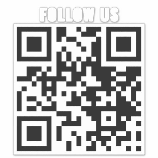 Aangepaste QR-code Storefront Business Window Menu Sticker (Voorkant)