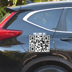 Aangepaste QR-code Storefront Business Window Menu Sticker