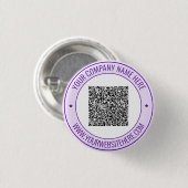 Aangepaste QR-code tekst en kleuren Promotieknop Ronde Button 3,2 Cm (Voorkant /achterkant)