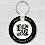 Aangepaste QR-code Tekst Modern Gold White Busines Sleutelhanger<br><div class="desc">Upload een code QR, voeg tekst toe, en creëer gemakkelijk uw gepersonaliseerde sleutelhanger. Klik op BEWERKEN om de achtergrondkleur of tekstkleur te wijzigen. U kunt dit ONTWERP overdragen op andere Zazzle producten en het aanpassen om de meeste Zazzle punten te passen. De standaard design van Studio worden gemaakt in high-resolution...</div>