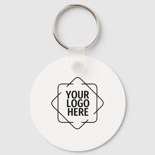 Aangepaste QR-code Tekst Moderne witte zakelijke S Sleutelhanger (Achterkant)