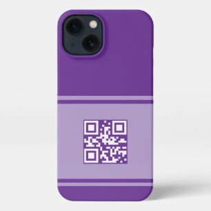 Aangepaste QR Code Telefoonhoes, Zakelijke QR Tele iPhone 13 Hoesje