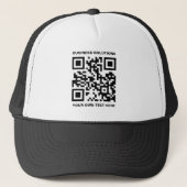 Aangepaste QR-code Trucker Pet (Voorkant)